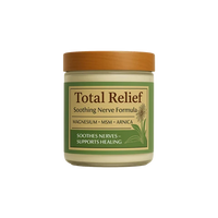 Total Relief - Magnesium Cream - Topical Lotion for Muscles, Joints & Legs - Magnesium Chloride with MSM, Arnica & B6 - Lightweight & Fast-Absorbing